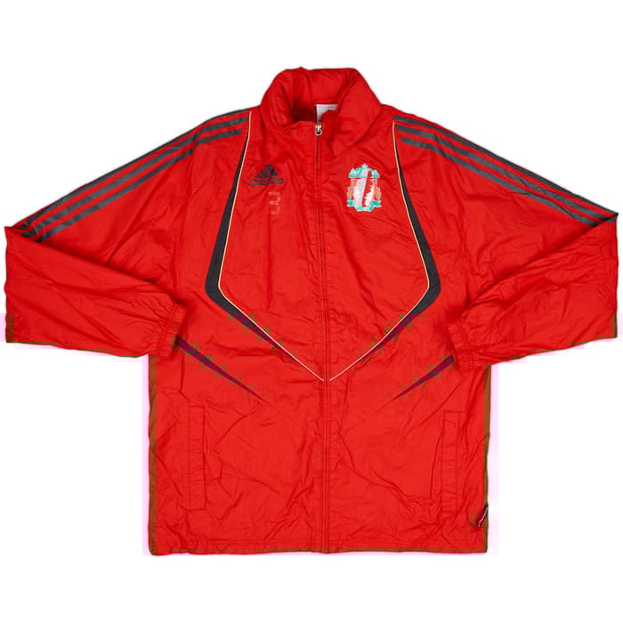 2009-10 Liverpool Player Issue adidas Hooded Rain Jacket #3 - 4/10 - (M)