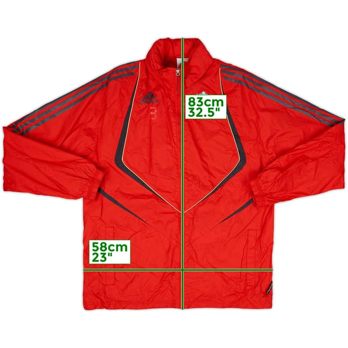 2009-10 Liverpool Player Issue adidas Hooded Rain Jacket #3 - 4/10 - (M)