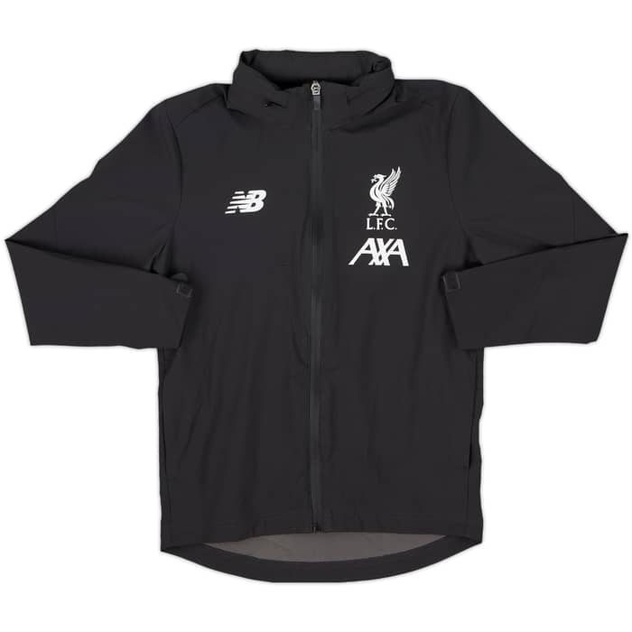 2019-20 Liverpool New Balance Hooded Rain Jacket - 9/10 - (M.Boys)