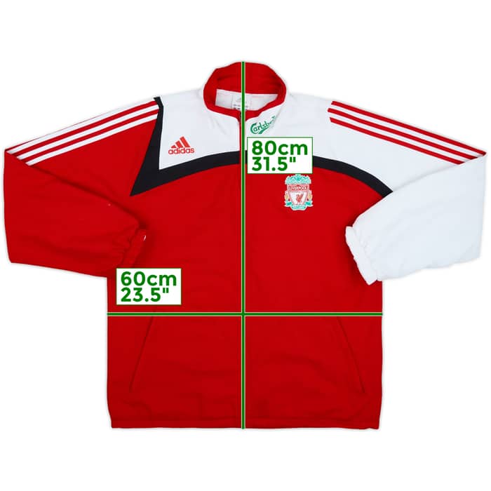 2007-08 Liverpool adidas Track Jacket - 8/10 - (L)