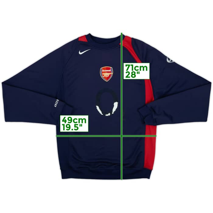 2004-05 Arsenal Nike Sweat Top - 4/10 - (L)