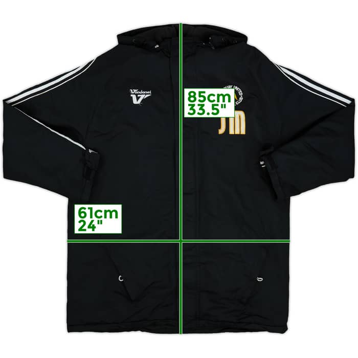 2009-11 Torquay Vandanel Staff Issue Padded Bench Coat JM - 6/10 - (S)