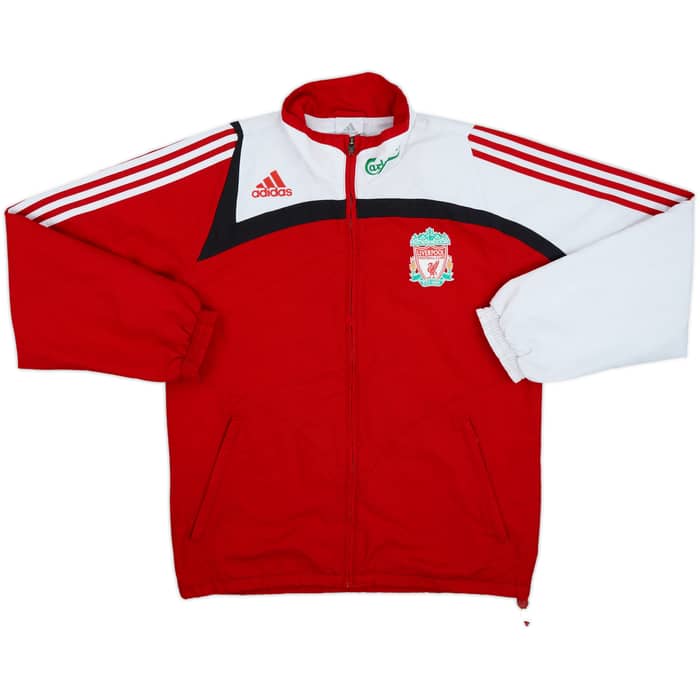 2007-08 Liverpool adidas Track Jacket - 8/10 - (S)