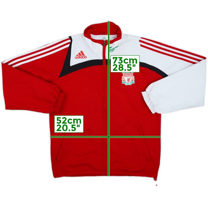 2007-08 Liverpool adidas Track Jacket - 8/10 - (S)