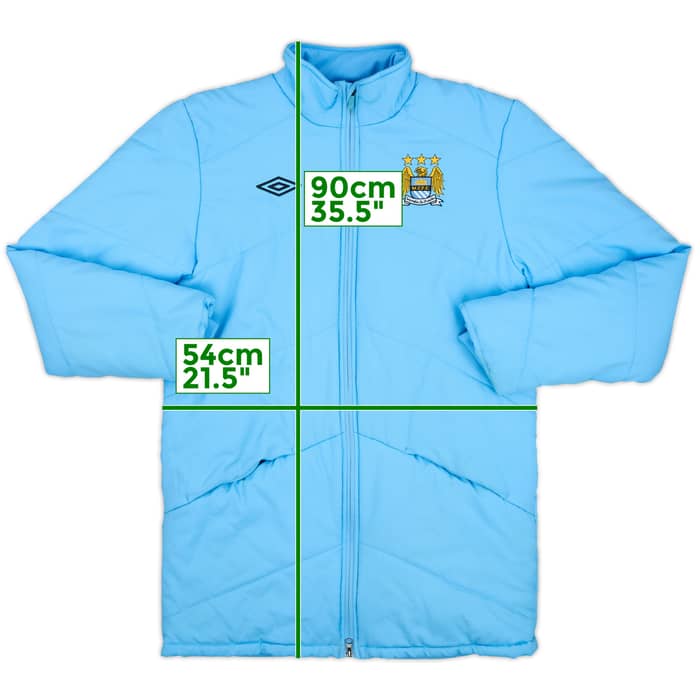 2009-10 Manchester City Umbro Padded Bench Coat - 7/10 - (M)