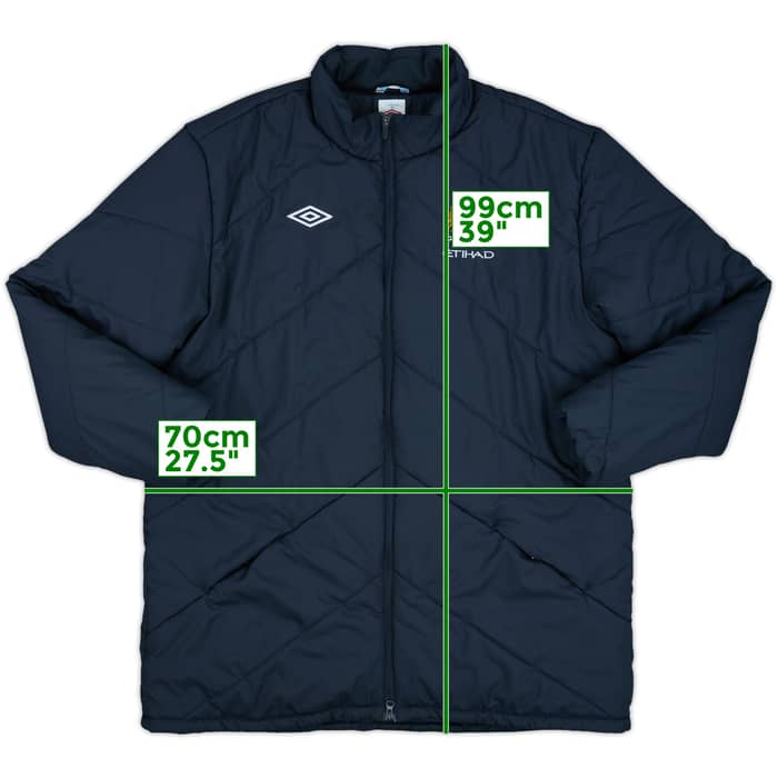 2009-10 Manchester City Umbro Padded Bench Coat - 8/10 - (3XL)