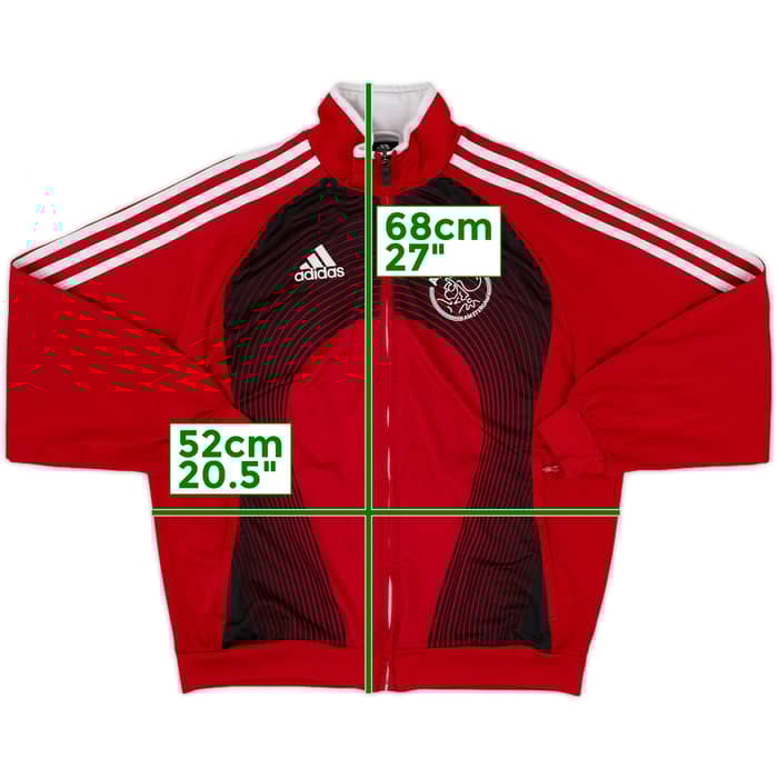 2007-08 Ajax adidas Track Jacket - 9/10 - (L.Boys)