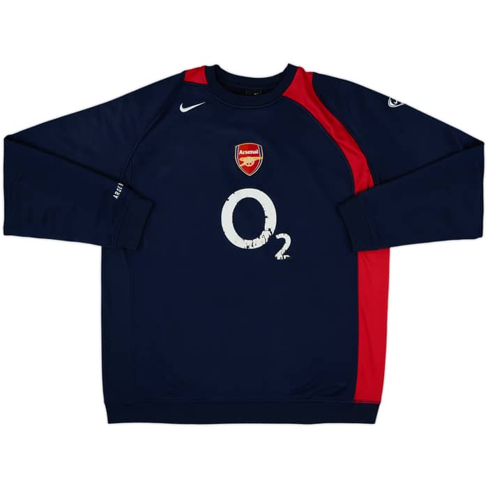 2004-05 Arsenal Nike Sweat Top - 5/10 - (XXL)