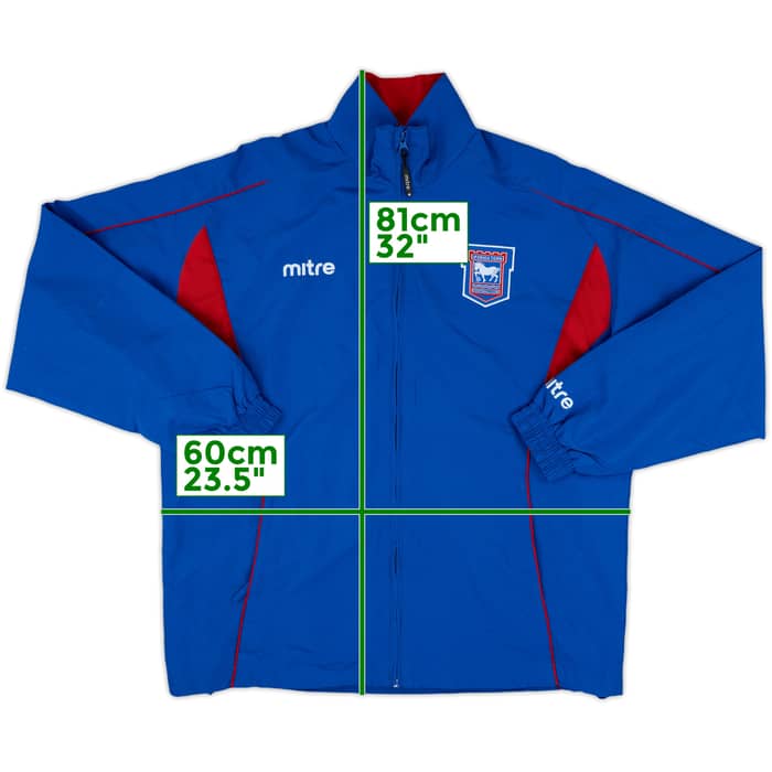 2012-13 Ipswich Mitre Track Jacket - 9/10 - (M)