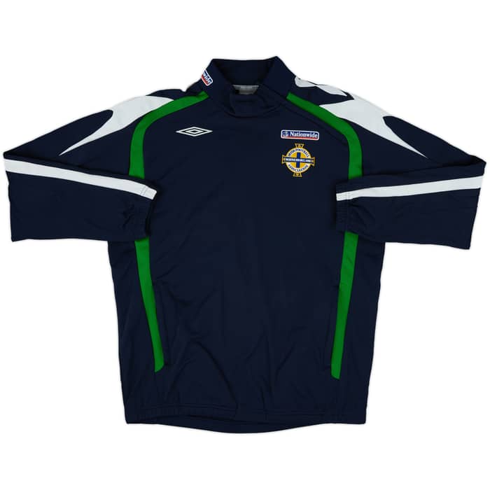 2007-09 Northern Ireland Umbro 1/4 Zip Drill Top - 6/10 - (XL)