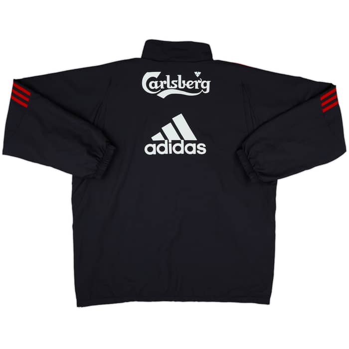 2009-10 Liverpool adidas 1/4 Zip Track Jacket - 6/10 - (XL)