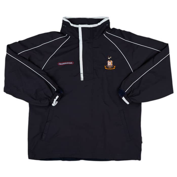 2005-06 Bradford City Surridge 1/4 Zip Rain Jacket - 8/10 - (S)