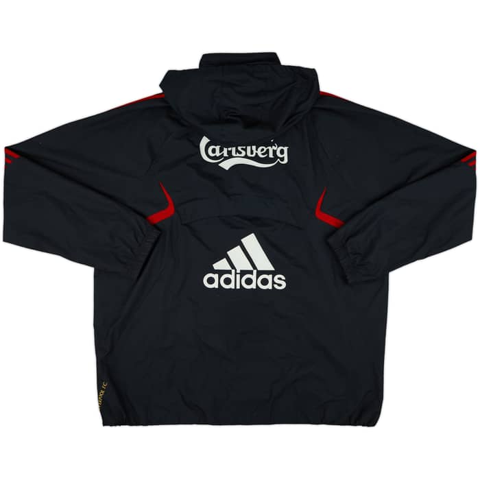 2009-10 Liverpool adidas Hooded Rain Jacket - 8/10 - (XXL)