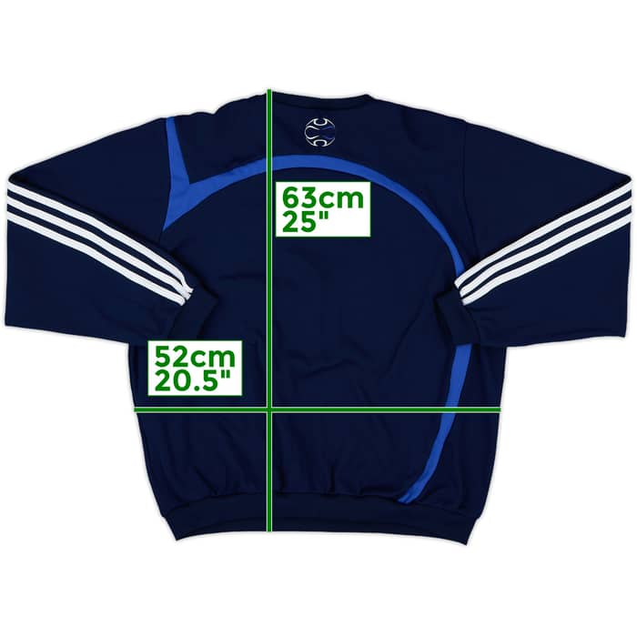 2007-08 Chelsea adidas Sweat Top - 8/10 - (M)