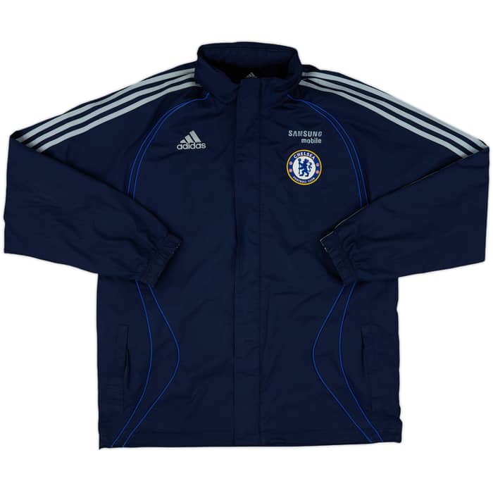 2006-07 Chelsea adidas Hooded Rain Jacket - 9/10 - (M)