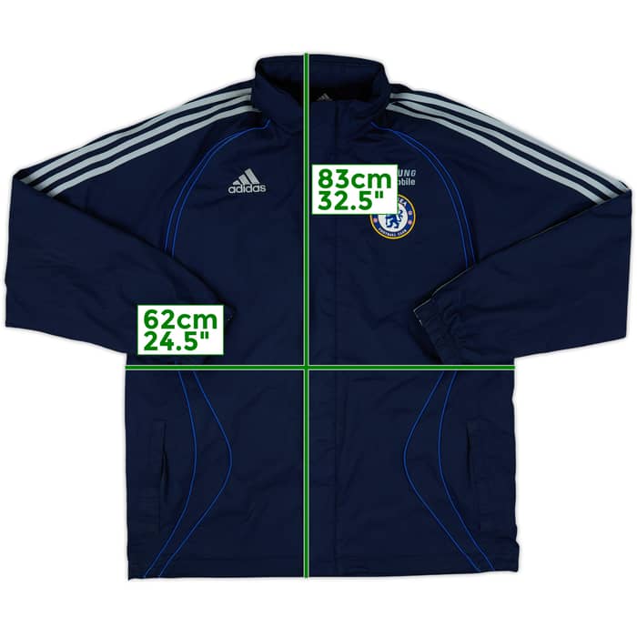2006-07 Chelsea adidas Hooded Rain Jacket - 9/10 - (M)