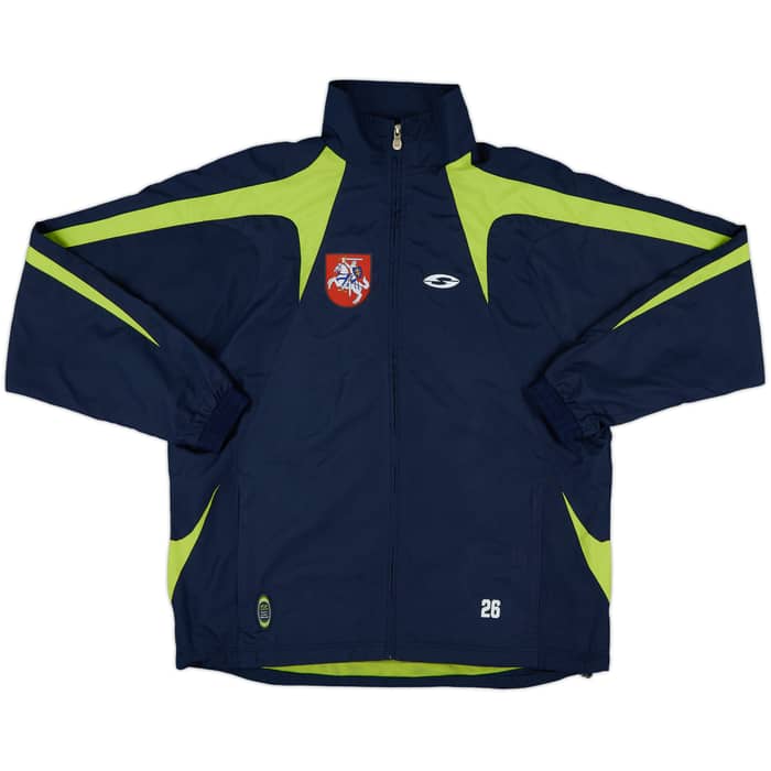 2006 Lithuania Saller Player Issue Track Jacket #26 - 8/10 - (L)