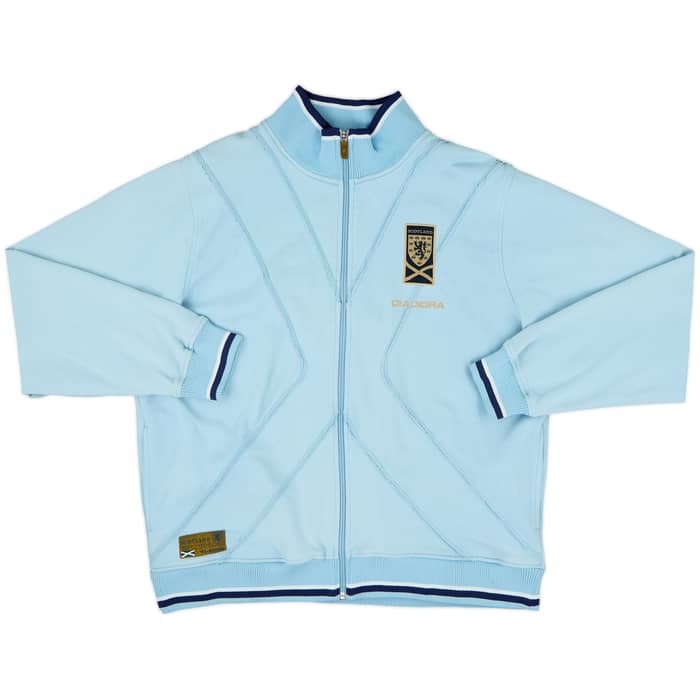 2007-08 Scotland Diadora Track Jacket - 8/10 - (L)