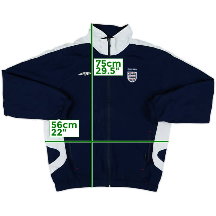 2006-08 England Umbro Track Jacket - 5/10 - (M)