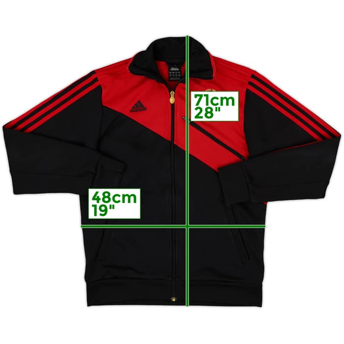 2010-11 AC Milan adidas Track Jacket - 8/10 - (S)