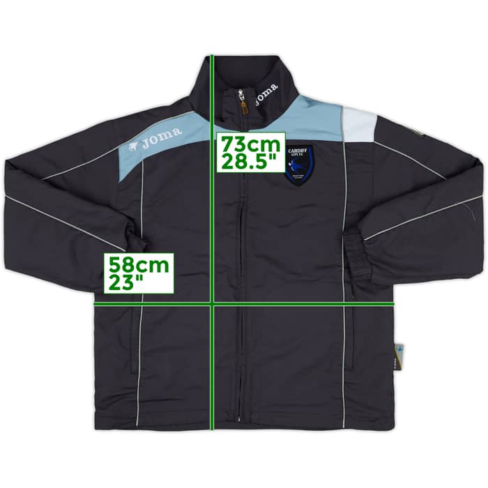 2008-09 Cardiff City Joma Track Jacket - 8/10 - (XS)