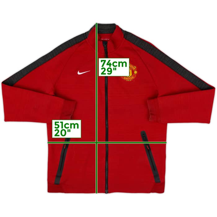 2014-15 Manchester United Nike Track Jacket - 8/10 - (M)