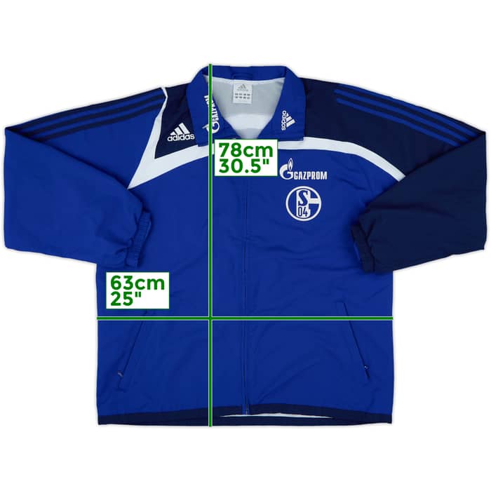 2006-07 Schalke adidas Track Jacket - 8/10 - (L/XL)