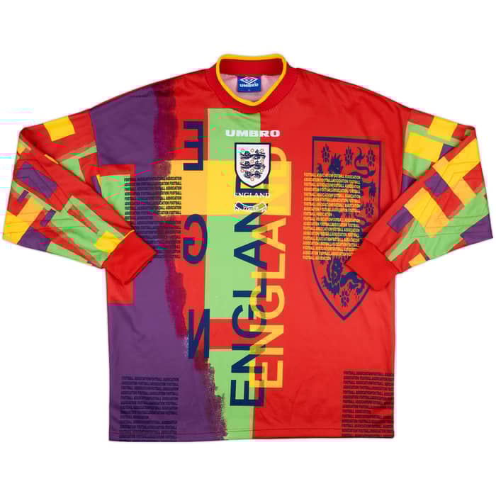1995-96 England Youth Match Issue GK Shirt #1