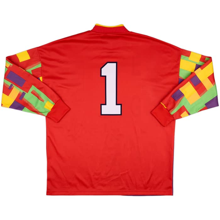 1995-96 England Youth Match Issue GK Shirt #1