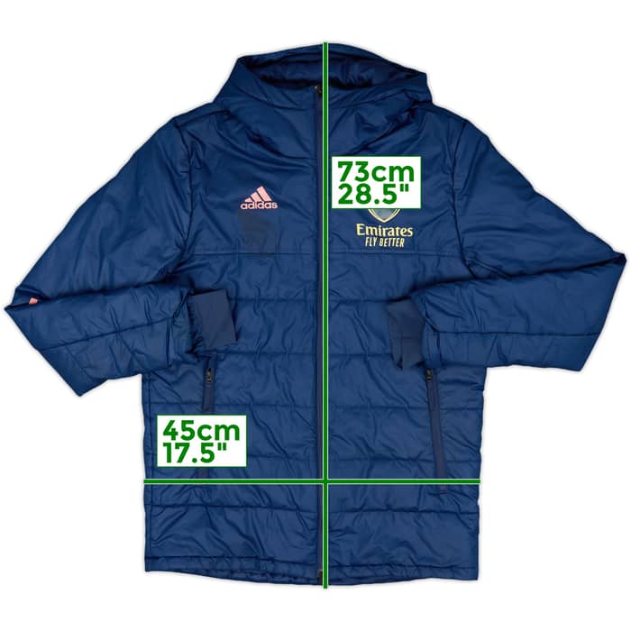 2020-21 Arsenal adidas Padded Bench Coat - 5/10 - (M)