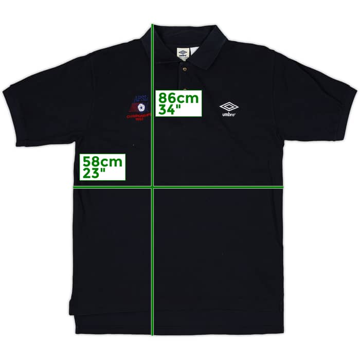 1992-93 Umbro Template Shirt - 9/10 - (XL)