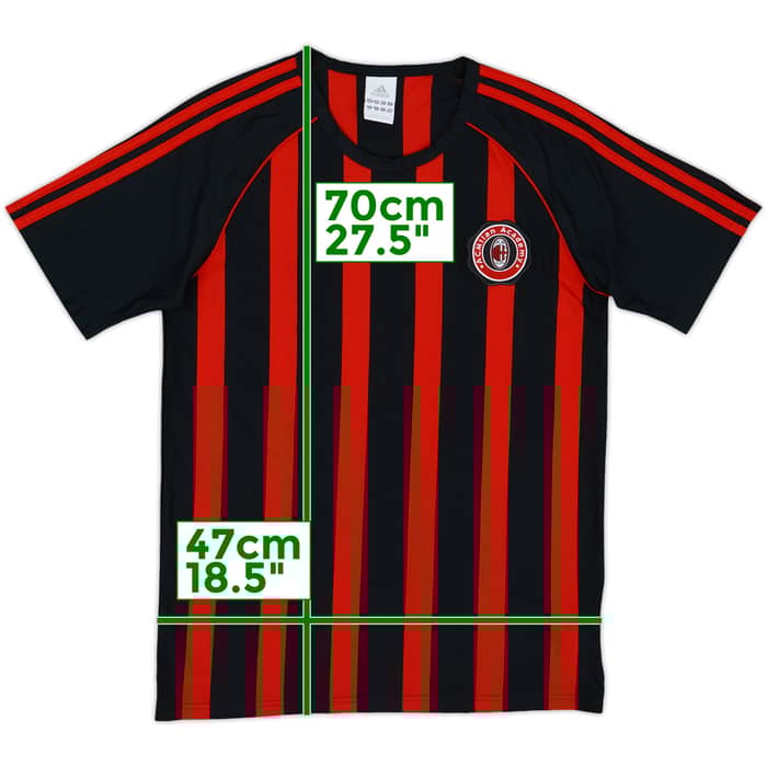 2006-07 AC Milan Academy adidas Training Shirt - 10/10 - (S)