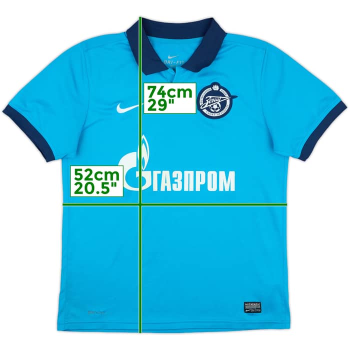 2010-11 Zenit St. Petersburg Home Shirt - 7/10 - (S)