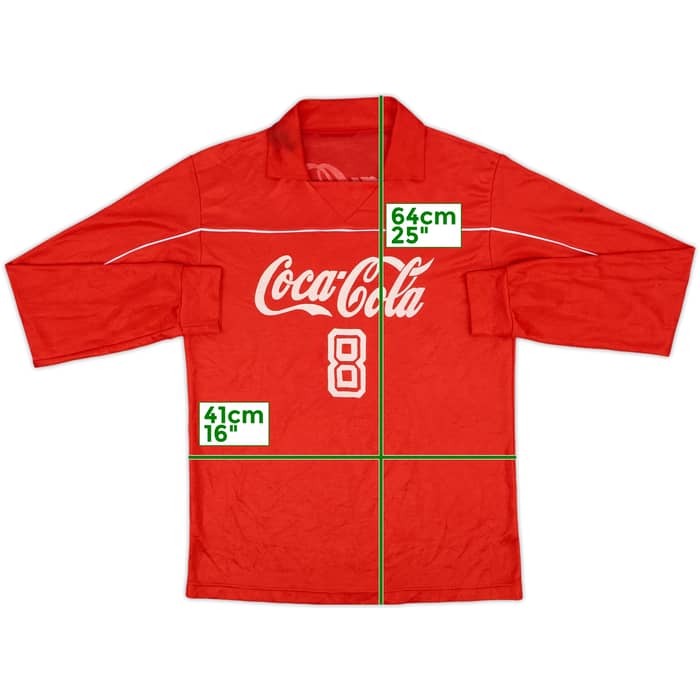 1980s Coca-Cola Training L/S Shirt #8 - 6/10 - (S)