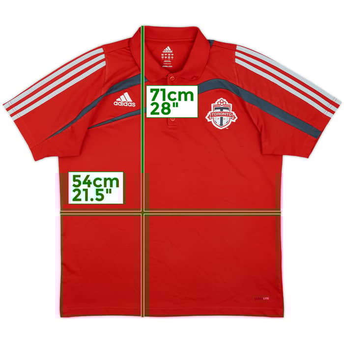 2008-09 Toronto adidas Polo Shirt - 9/10 - (L/XL)