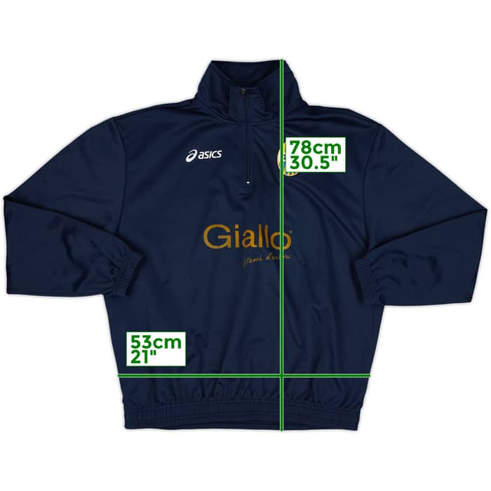 2009-10 Hellas Verona Asics 1/4 Zip Sweat Top - 6/10 - (L)