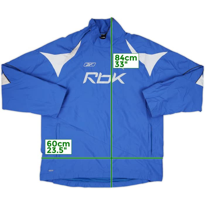 2007-08 Bolton Reebok 1/4 Zip Rain Jacket - 9/10 - (M)