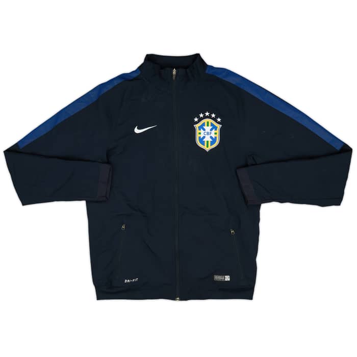 2014-15 Brazil Nike Track Jacket - 8/10 - (S)