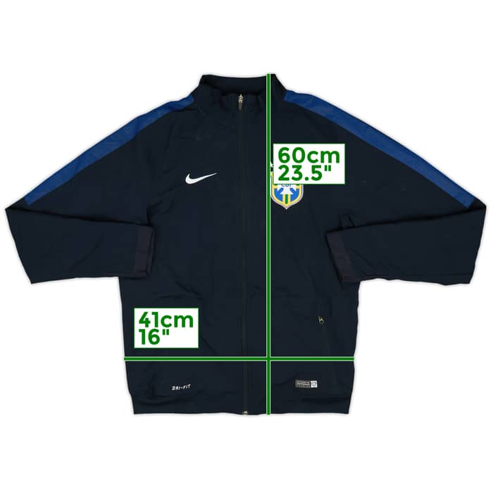 2014-15 Brazil Nike Track Jacket - 8/10 - (S)