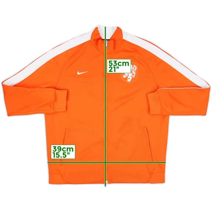 2014-15 Netherlands Nike Track Jacket - 8/10 - (XL)