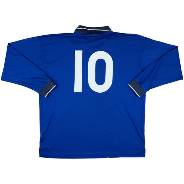 1999-01 Lancaster City Match Issue Home L/S Shirt #10