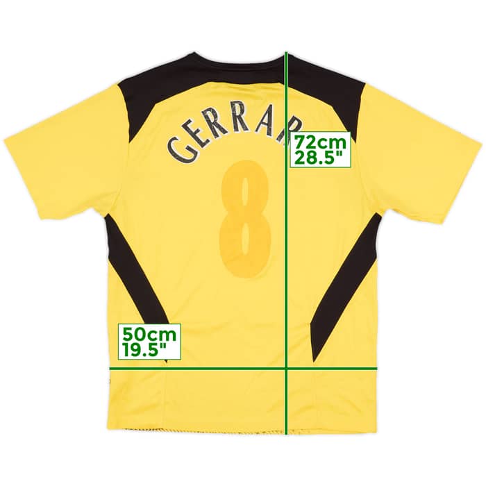 2004-06 Liverpool Away Shirt Gerrard #8 - 4/10 - (M)