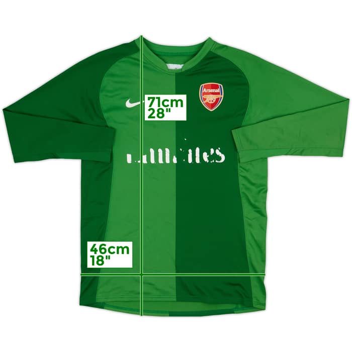 2006-07 Arsenal GK Shirt - 4/10 - (XL.Boys)