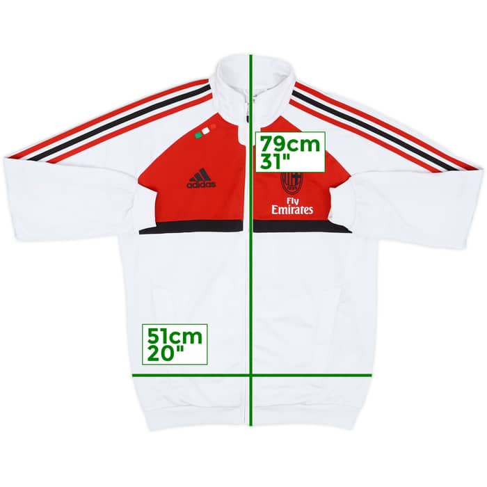 2011-12 AC Milan adidas Track Jacket - 6/10 - (S)