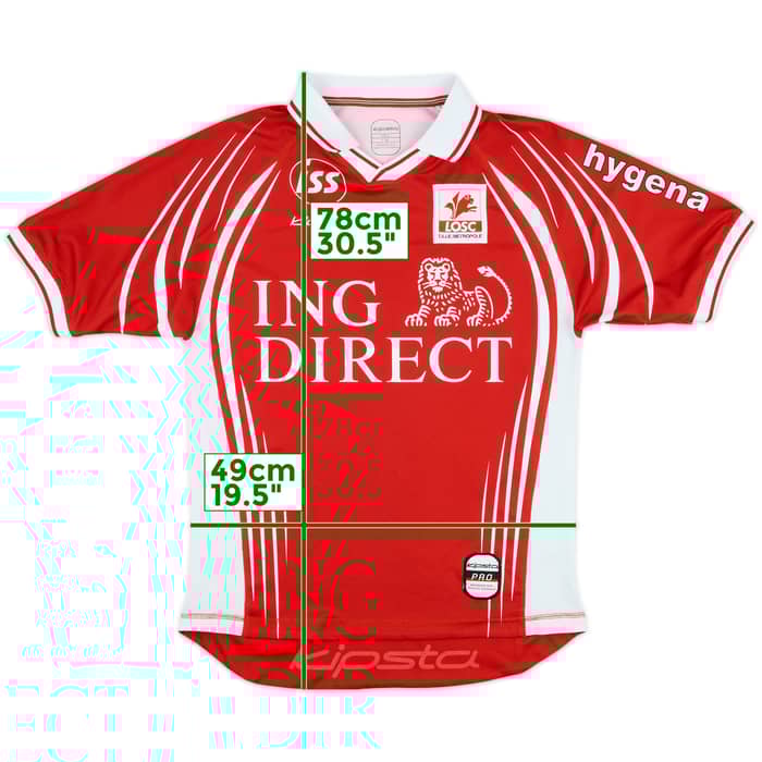 2001-02 Lille Home Shirt - 9/10 - (S)