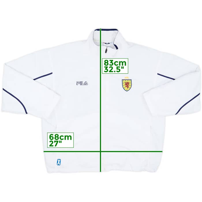 2000-02 Scotland Fila Track Jacket - 8/10 - (XL)