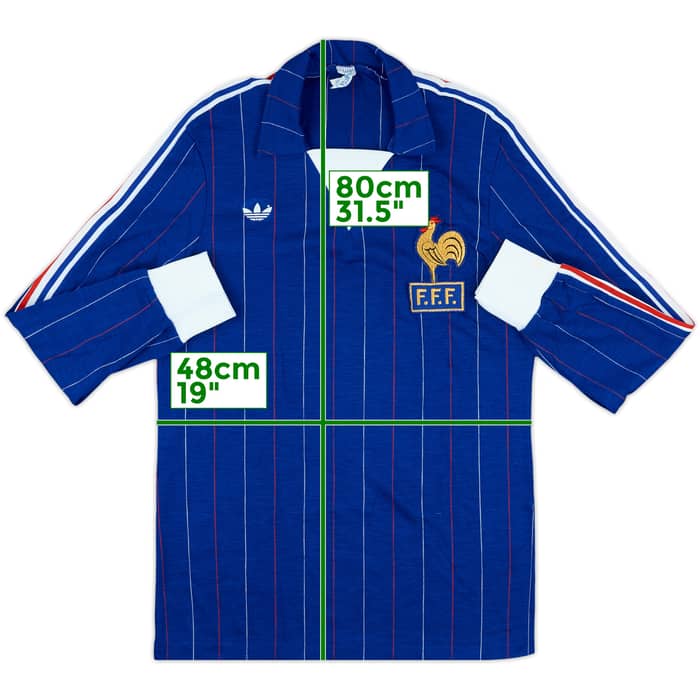 1980-82 France Home L/S Shirt - 10/10 - (M)