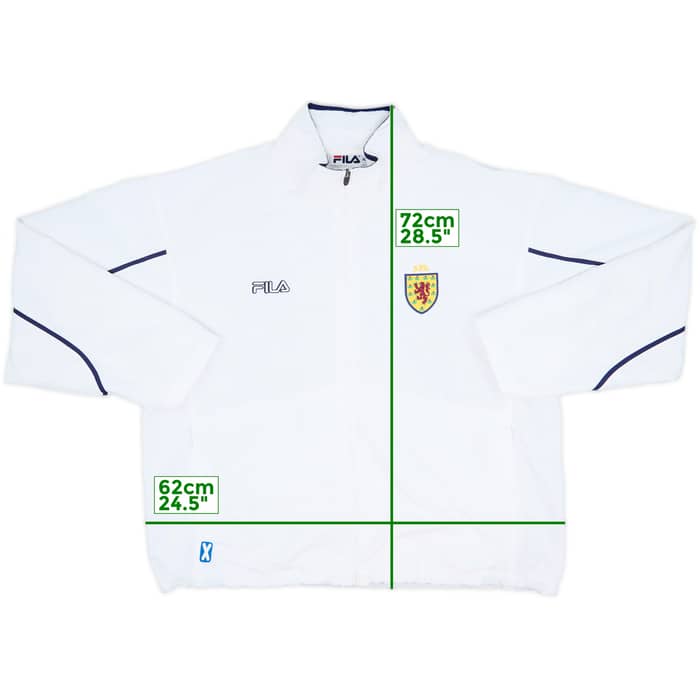 2000-02 Scotland Fila Track Jacket - 9/10 - (XL)