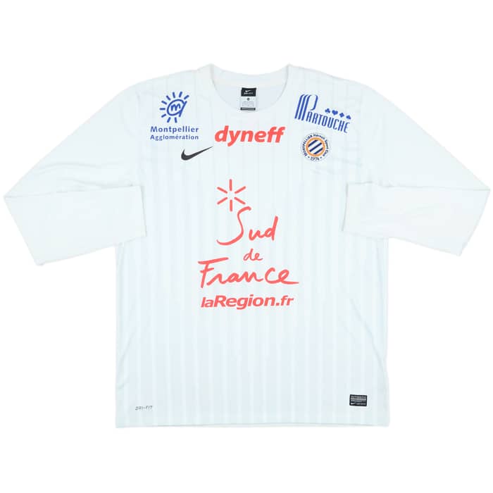 2012-13 Montpellier Away L/S Shirt - 7/10 - (XL)
