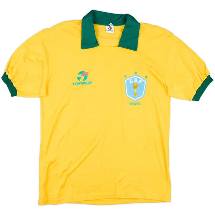 1990 Brazil Home Shirt - 9/10 - (M)